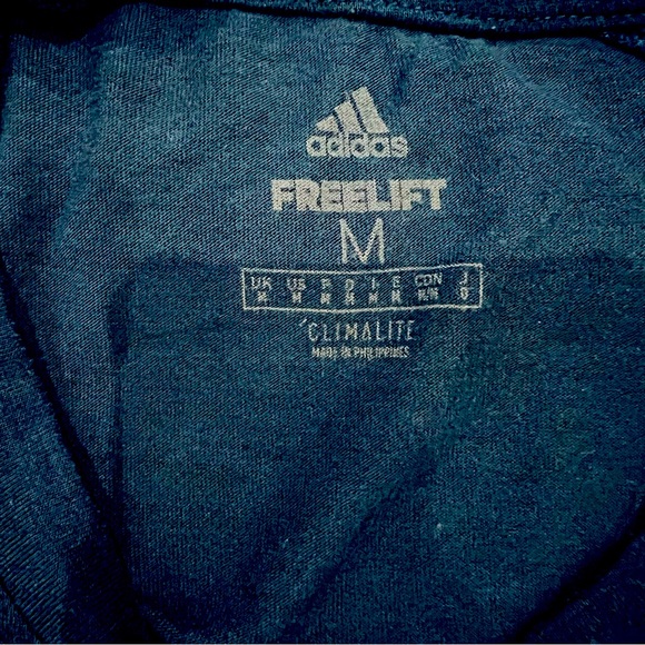Adidas FreeLift Tennis Tee, Climalite, Midnight Blue, M, Excellent Condition - Picture 3 of 3